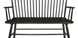JERIMIAH SPINDLEBACK BENCH BLACK