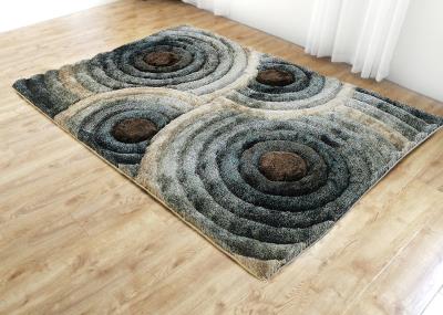 3d Shaggy Area Rug 419 Blue