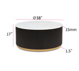 KARA COFFEE TABLE W/CASTERS