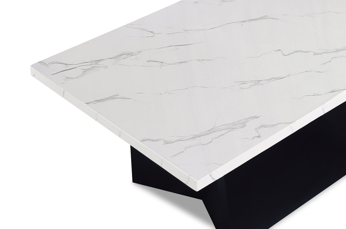 Faux Black Coffee Table Set