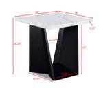 Faux Black Coffee Table Set