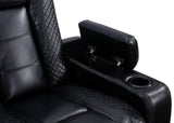 Knox Black Recliner