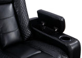 Knox (Black) (Power) Living Room Set - Black