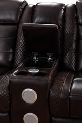 Knox (Brown) (Power) Living Room Set - Brown