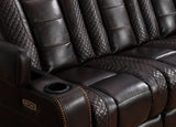 Knox (Brown) (Power) Living Room Set - Brown