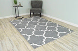Premium Area Rug 4518 Grey