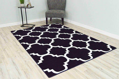 Premium Area Rug 4518 Navy