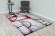 Premium Area Rug 4614 Red