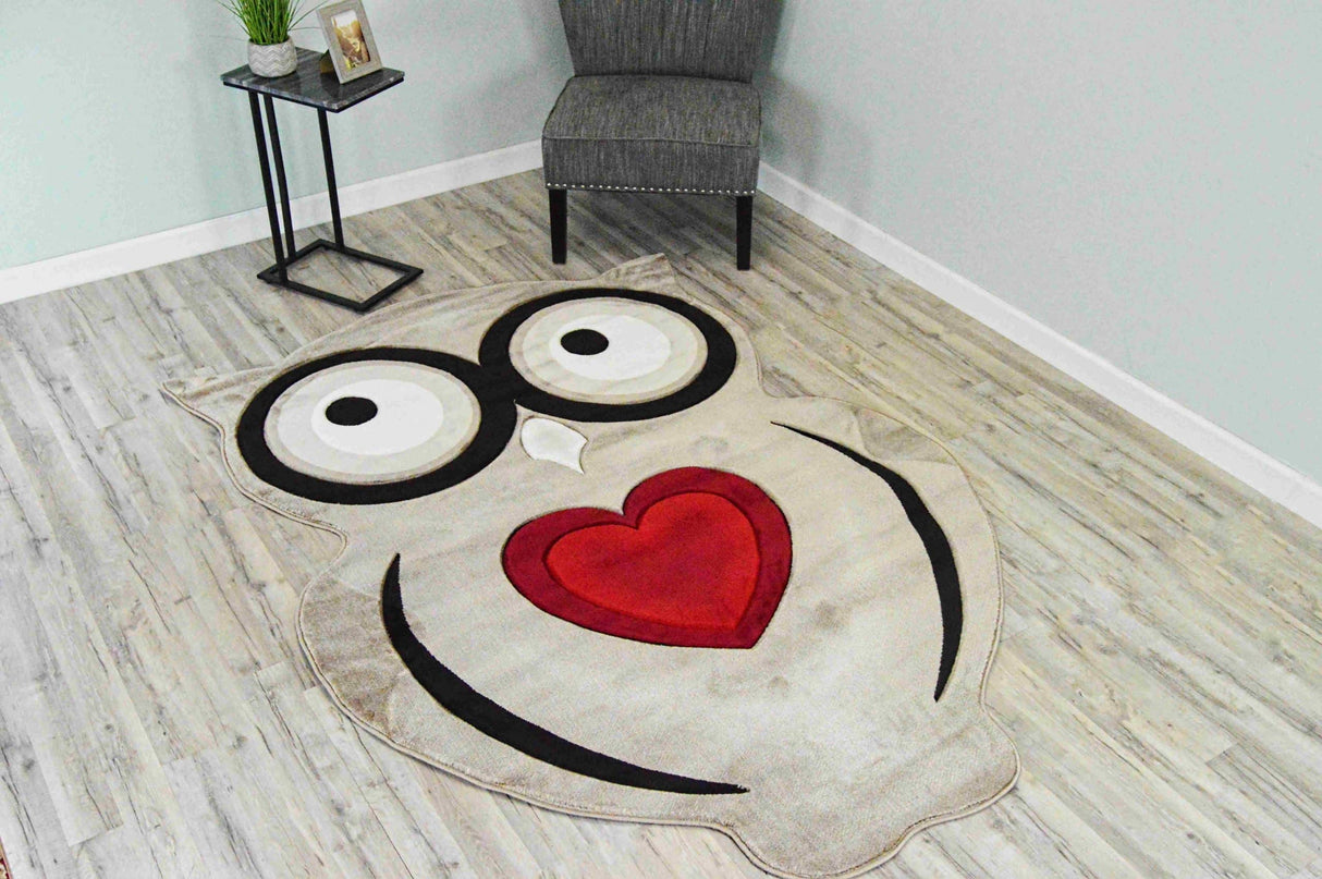 Twist Area Rug 4715 Owl Beige