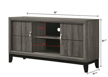 Akerson Grey Bedroom Group