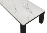 Ivy 3-Piece Cocktail Set Faux Marble White
