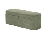 PHILIPA STORAGE BENCH-L.GREEN TWEED