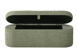 PHILIPA STORAGE BENCH-L.GREEN TWEED