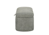 PHILIPA STORAGE BENCH- L.GREY TWEED
