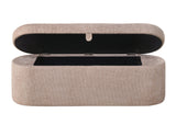 PHILIPA STORAGE BENCH- MAUVE TWEED