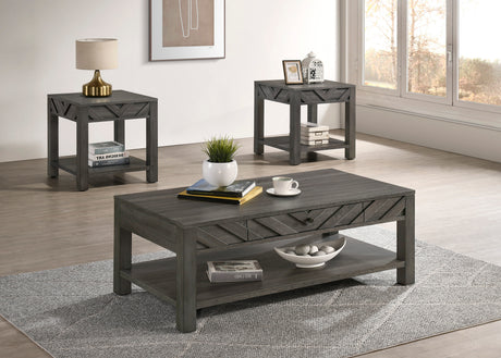 Valor 3-Piece Cocktail Set-Grey