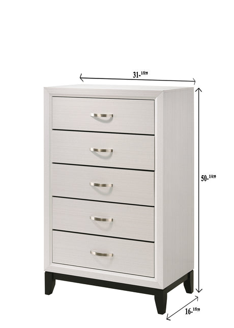 Akerson Chalk Bedroom Set