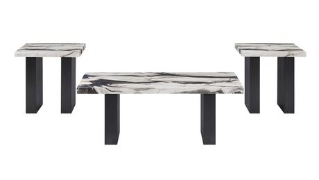 Vega 3-Piece Faux Marble Cocktail Set
