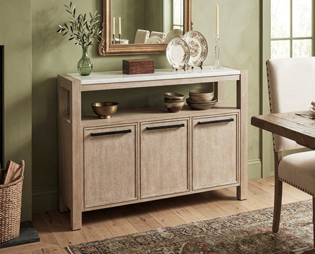 Hazel Genuine Marble Sideboard