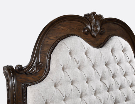 Stanley Bedroom Set coffee brown - styled room