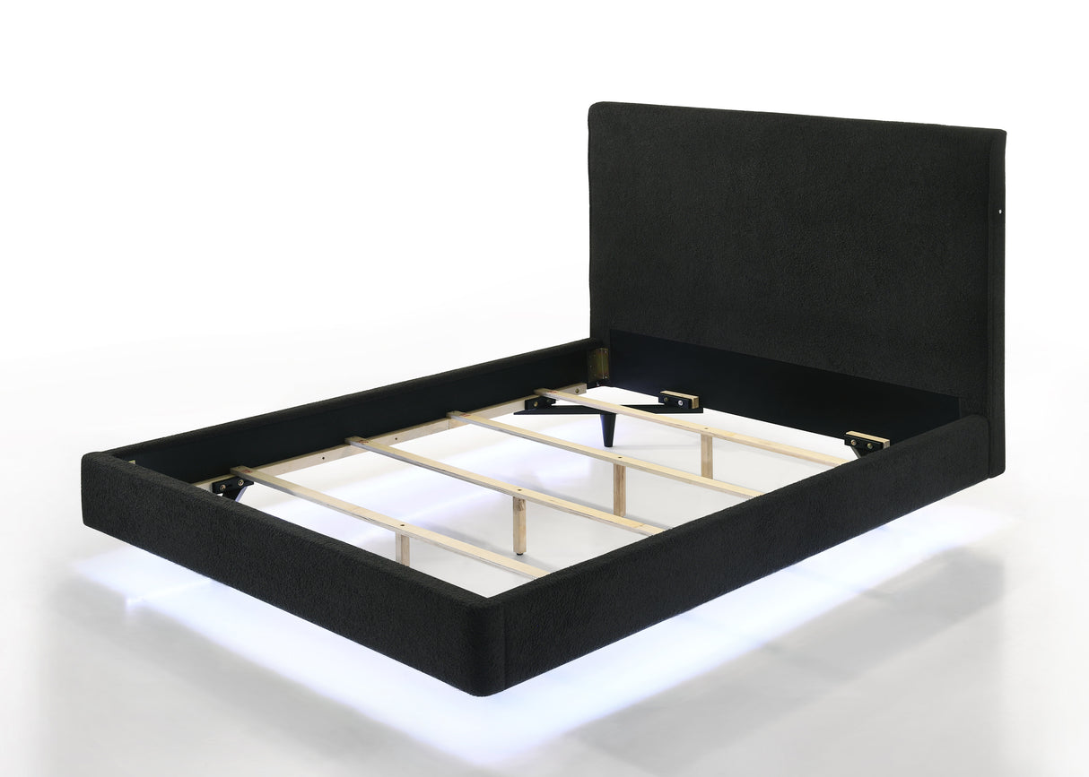 Fable Black Queen Bed