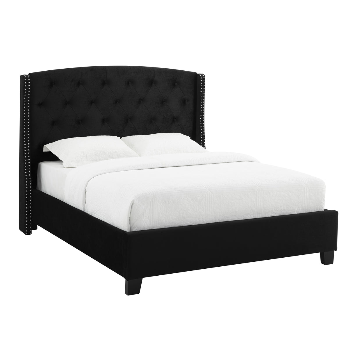 Eva Black King Bed