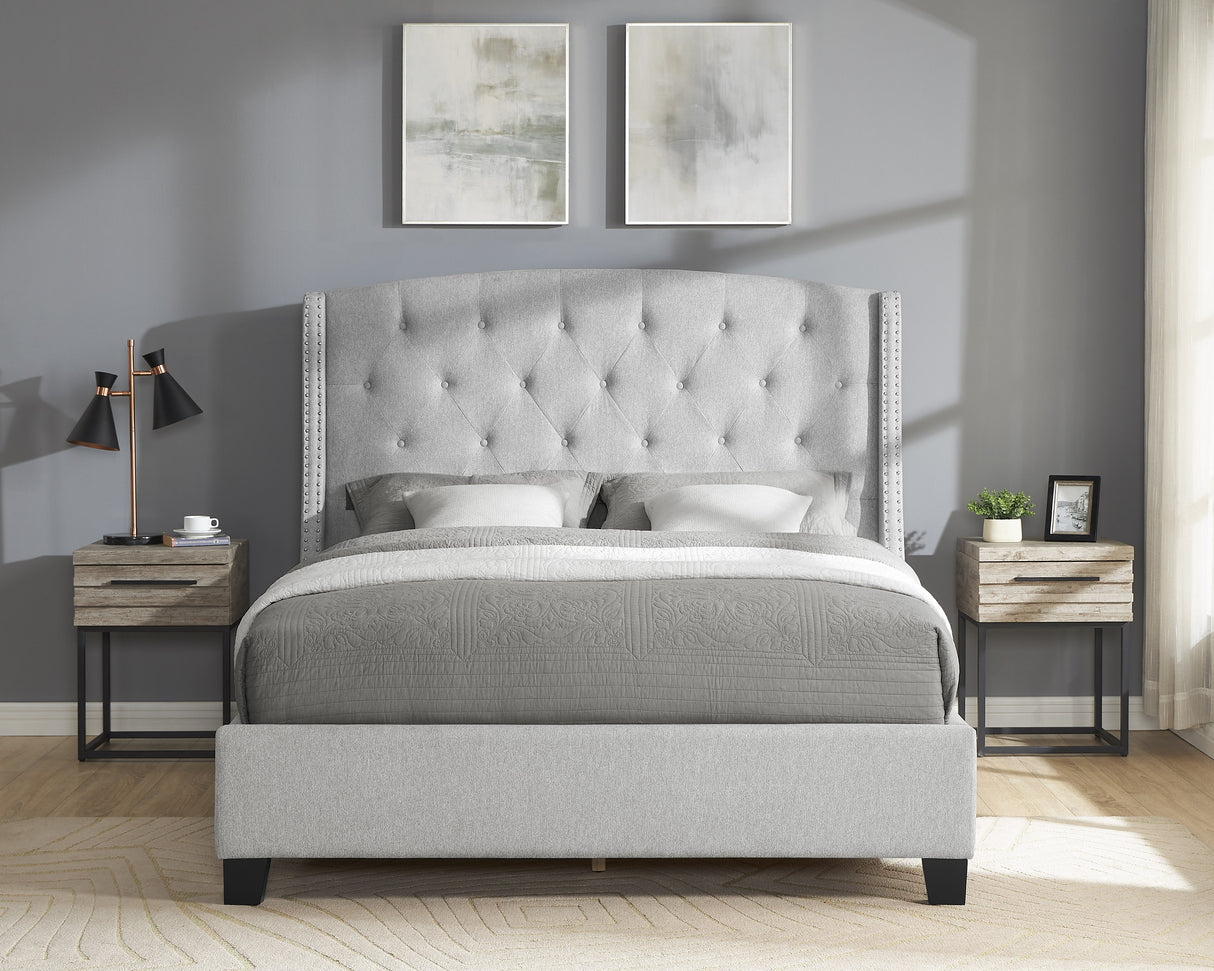 Eva Dove King Bed