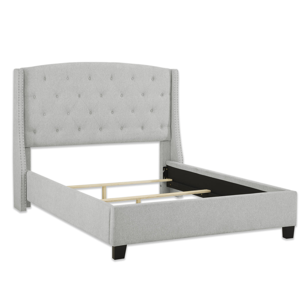 Eva Dove King Bed