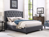 Eva Grey King Bed