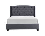 Eva Grey King Bed
