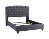 Eva Grey King Bed