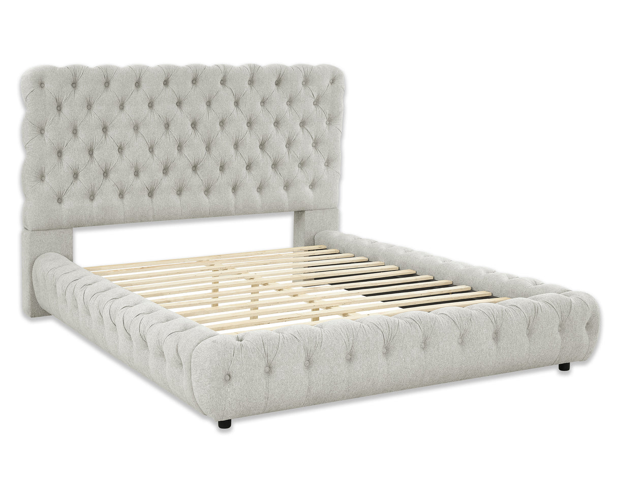 Flory Dove King Bed