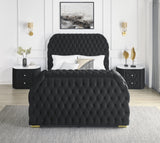Natalia Black King Bed