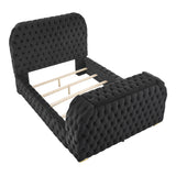 Natalia Black King Bed