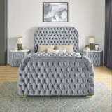 Natalia Grey Queen Bed