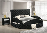 Brigitte Black Queen Storage Bed