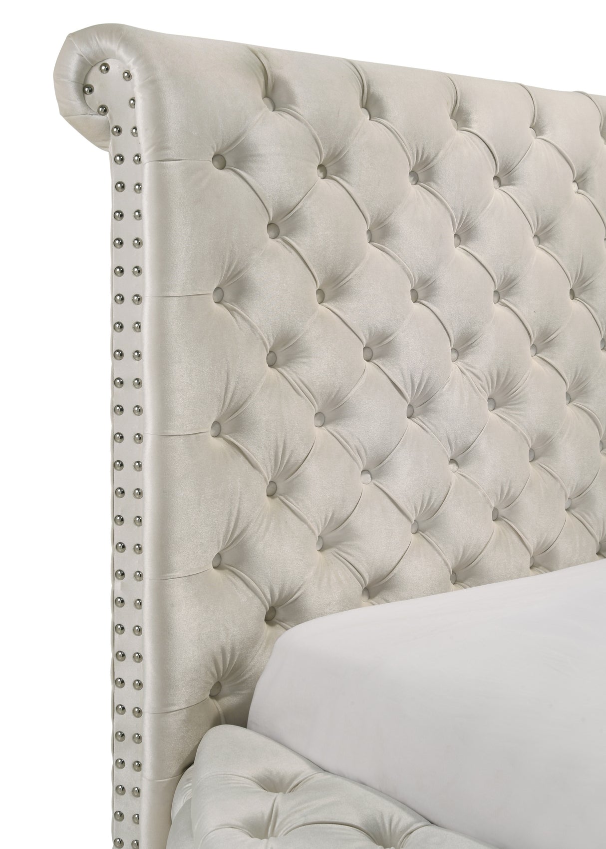 Brigitte Cream Queen Storage Bed