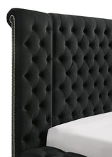 Liliana Black Queen Storage Bed