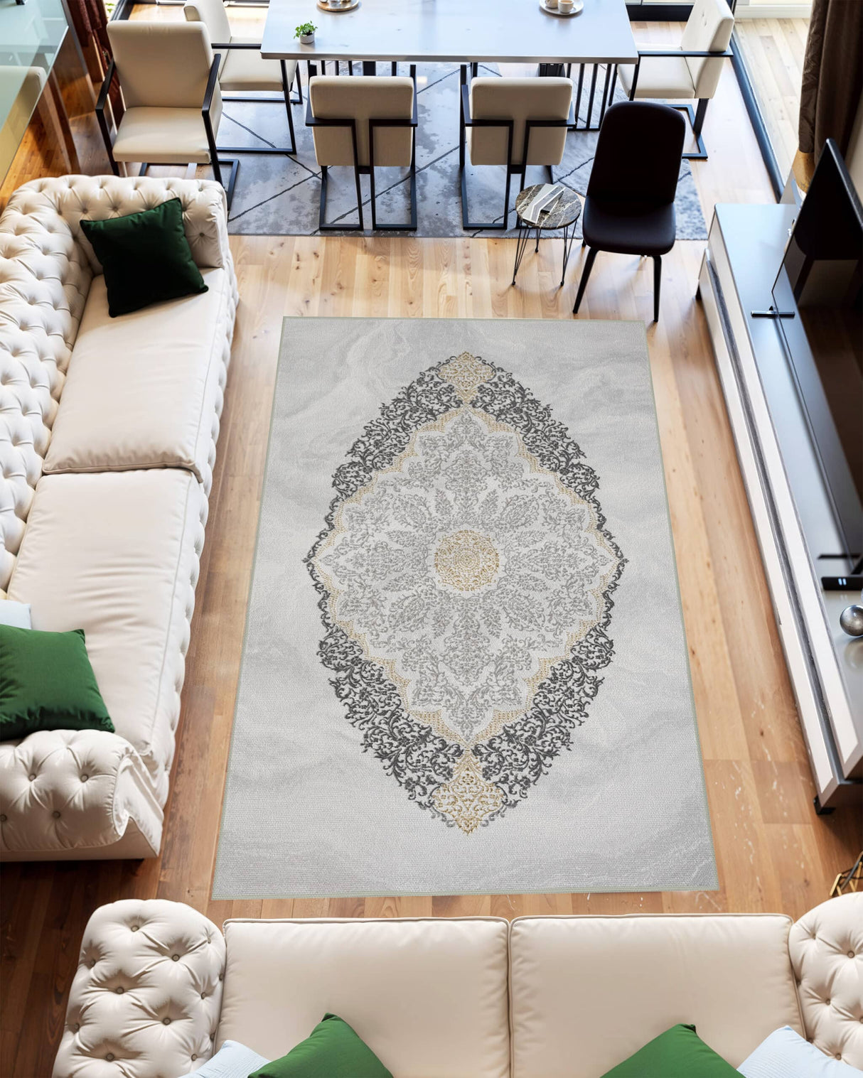 Signature Area Rug 5208 Grey