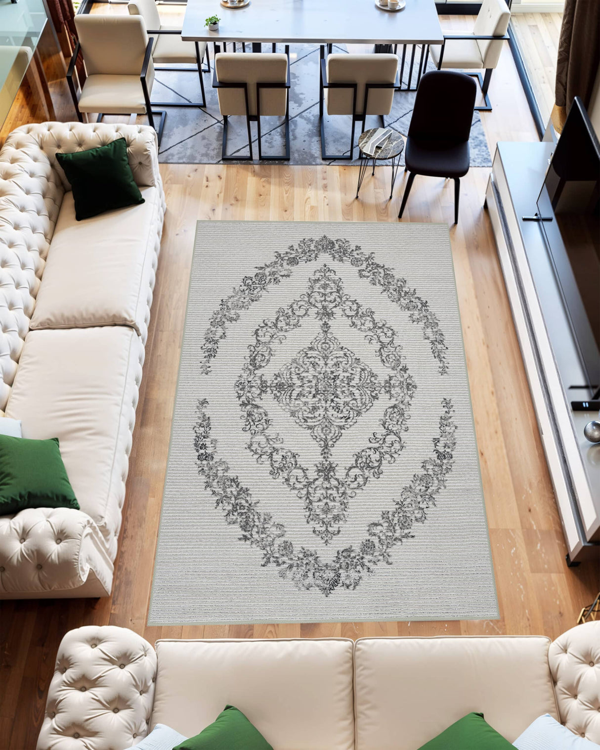 Signature Area Rug 5209 Grey