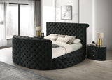 Voltare Black King Storage Bed