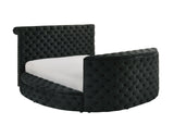 Voltare Black King Storage Bed