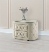 VOLTARE NIGHT STAND IVORY