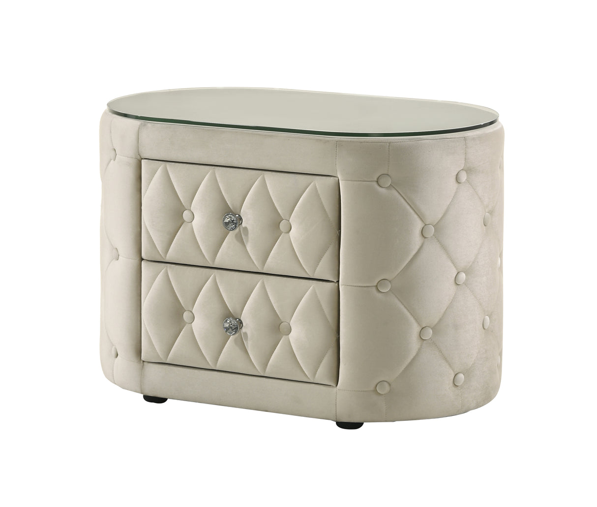 VOLTARE NIGHT STAND IVORY