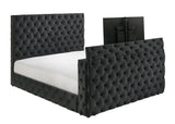 Josephine Black King Bed