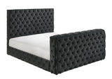 Josephine Black King Bed
