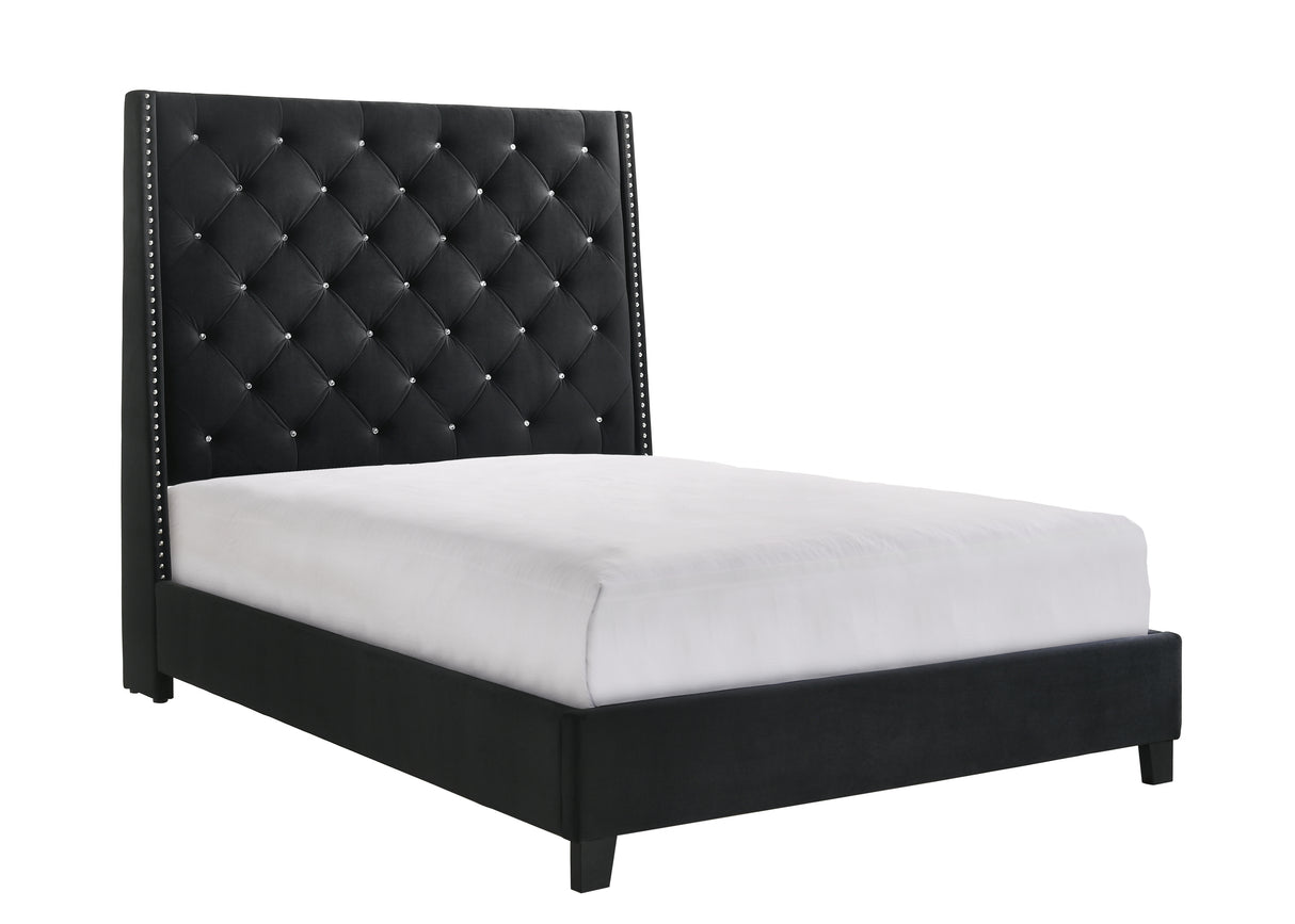 Chantilly Black King Bed