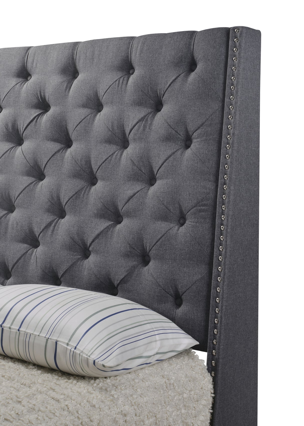 Chantilly Grey King Bed