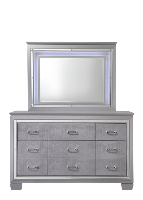 Lillian Bedroom Group dresser and mirror