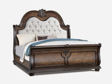 Stanley King bed coffee brown